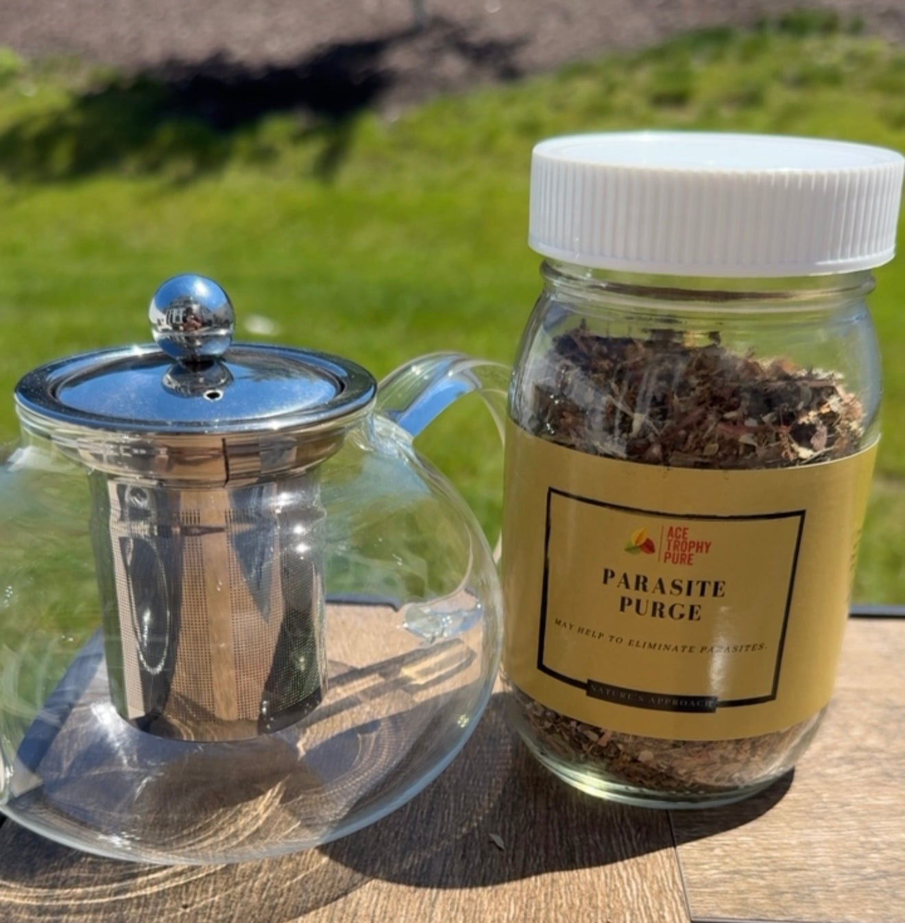 Ace Glass Teapot