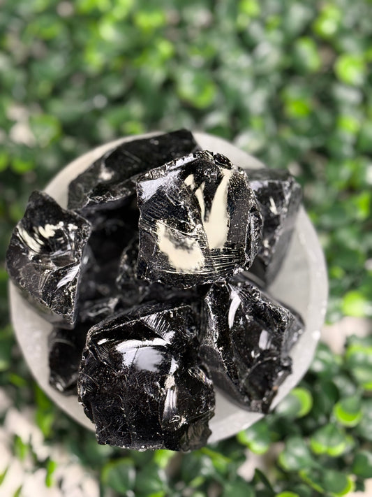 Raw Black Obsidian Quartz